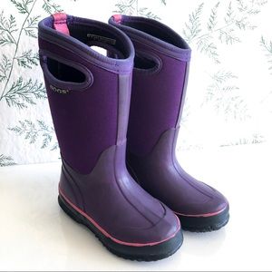 Bogs Girls Boots Waterproof Rain Boots